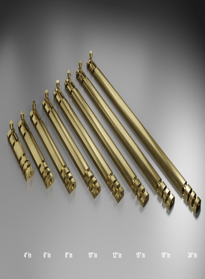 Atlantic 6 Inch Zaylo Tower Bolt for Doors & Windows | Antique Finish Aluminium Kundi/Chitakni Door Latch for Main Door, Bathroom & Bedroom | Heavy Duty Tower Bolt (Pack of 2) - Image 5